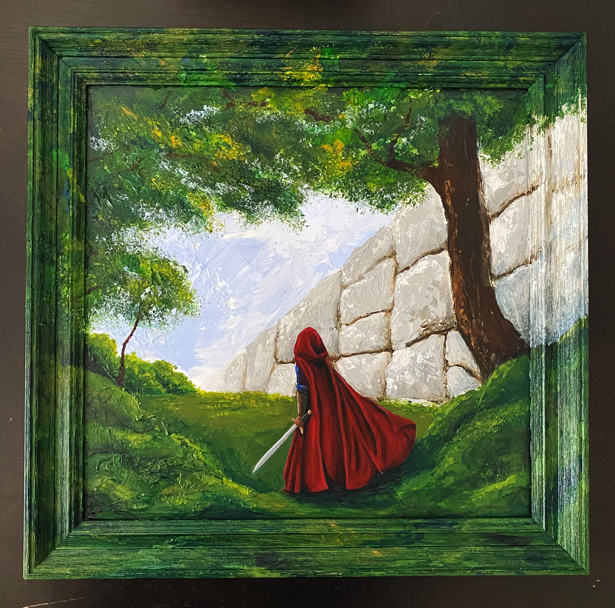 The Wall - Original Mixed Media Art — Sunshadeau Arts